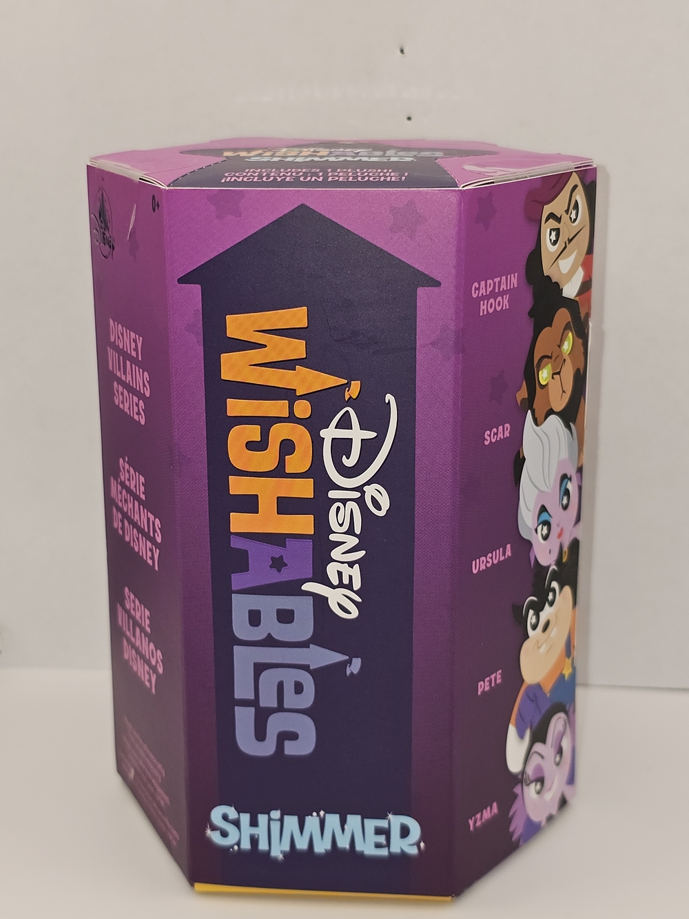 Disney Wishables Shimmer Purple Disney Villains Collectible Plush